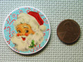 Second view of the Santa with Candy Canes Needle Minder