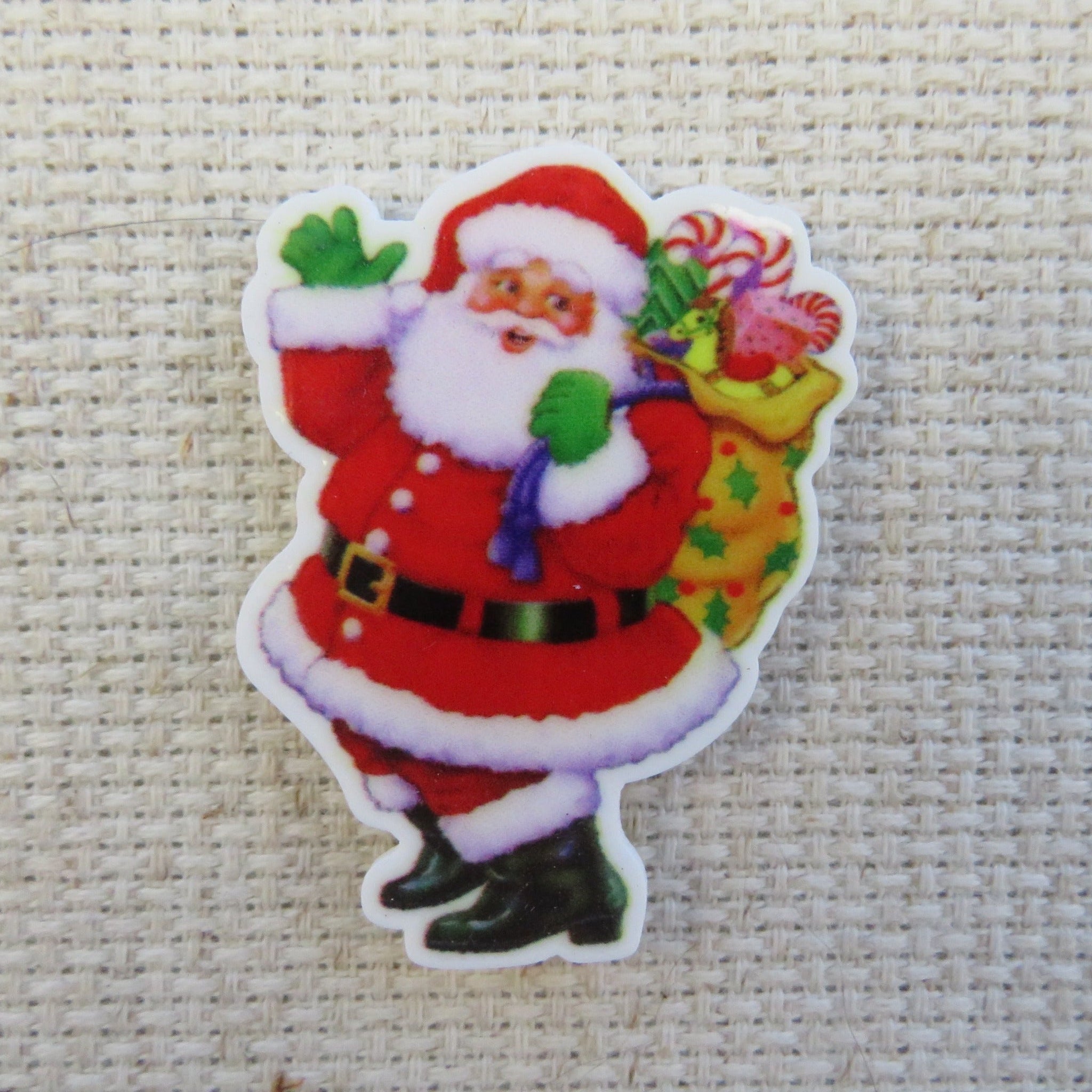 Firs view of Waving Santa Clause Needle Minder.