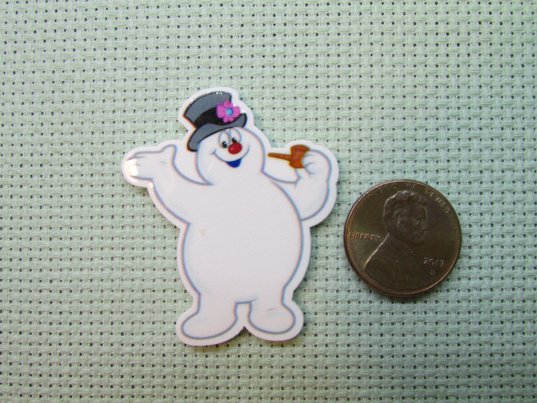 First view of the Frosty the Snowman Needle Minder