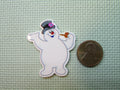 Second view of the Frosty the Snowman Needle Minder