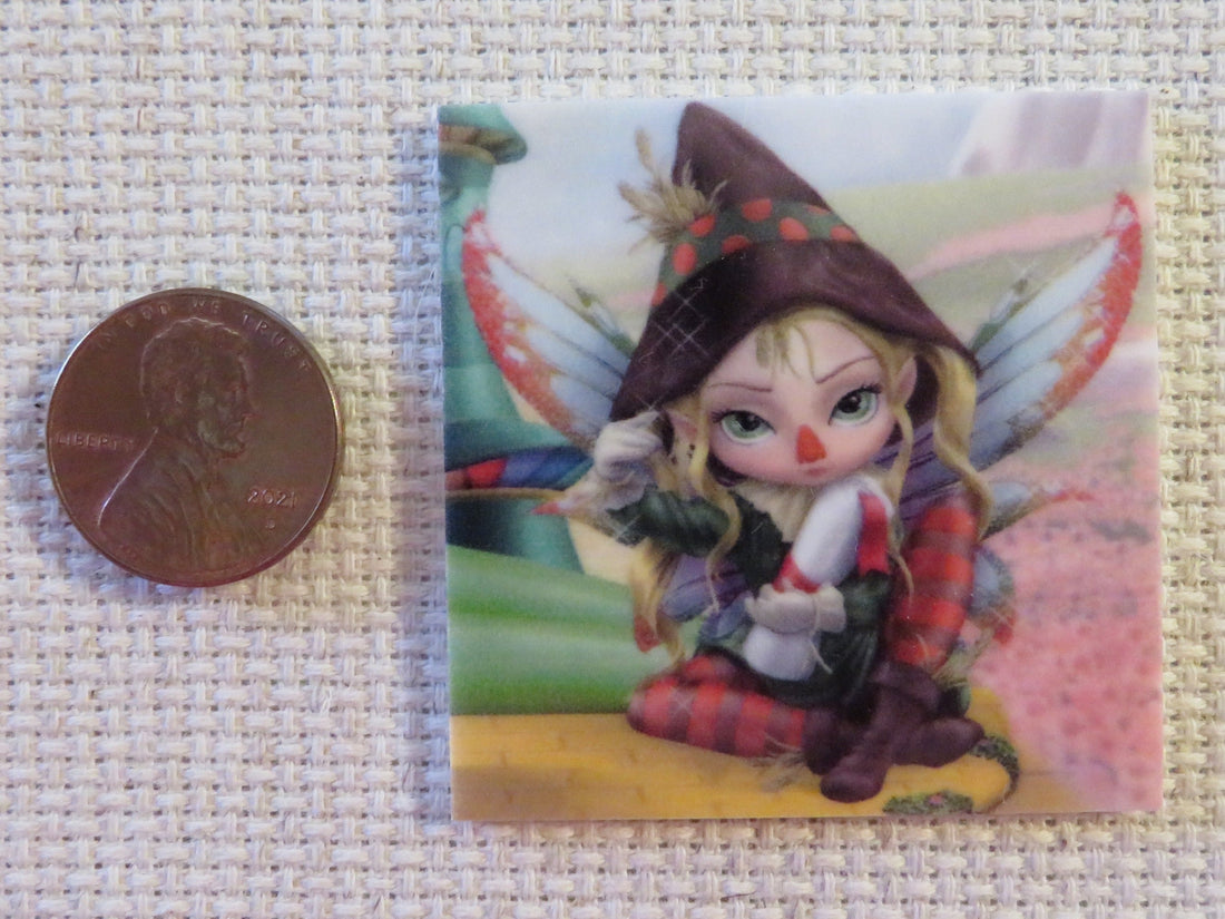 First view of Scarecrow Fairy Needle Minder.