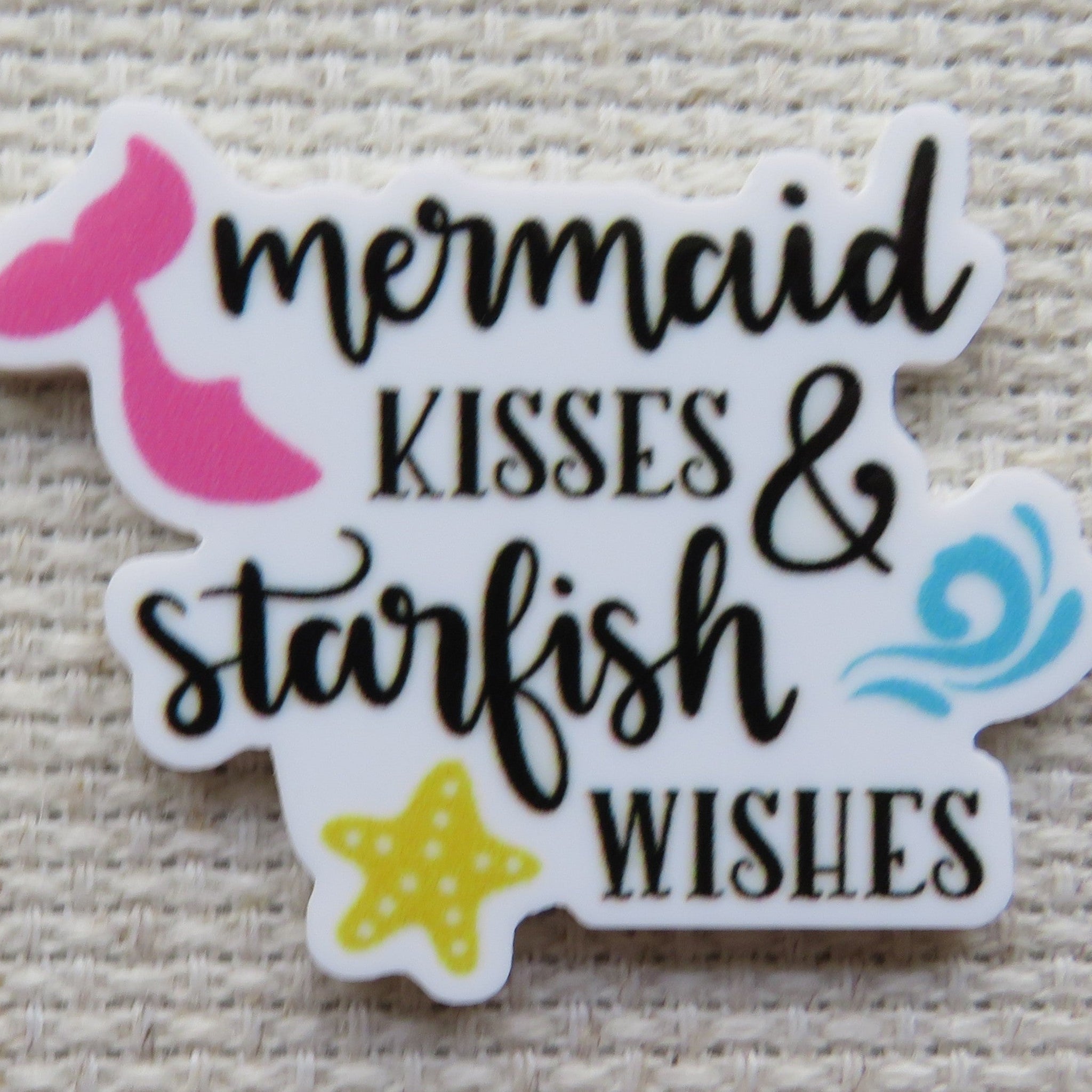 First view of Mermaid Kisses & Starfish Wishes Needle Minder.