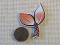 Second view of Golden Mermaid Tail Needle Minder.