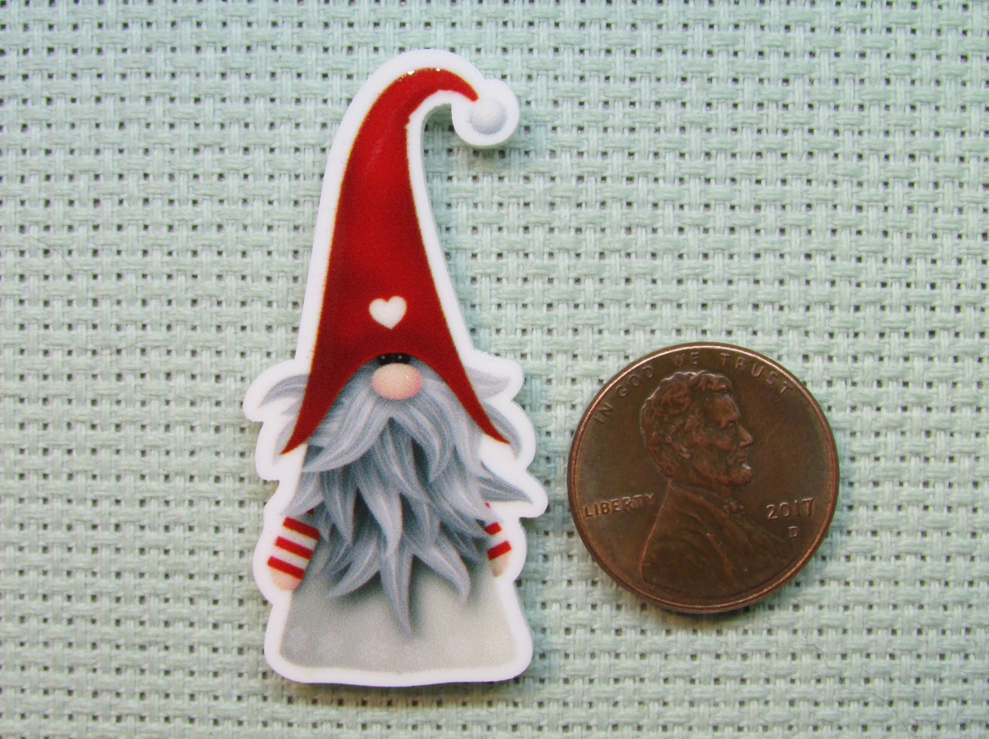 Second view of the Red Hat Gnome Needle Minder