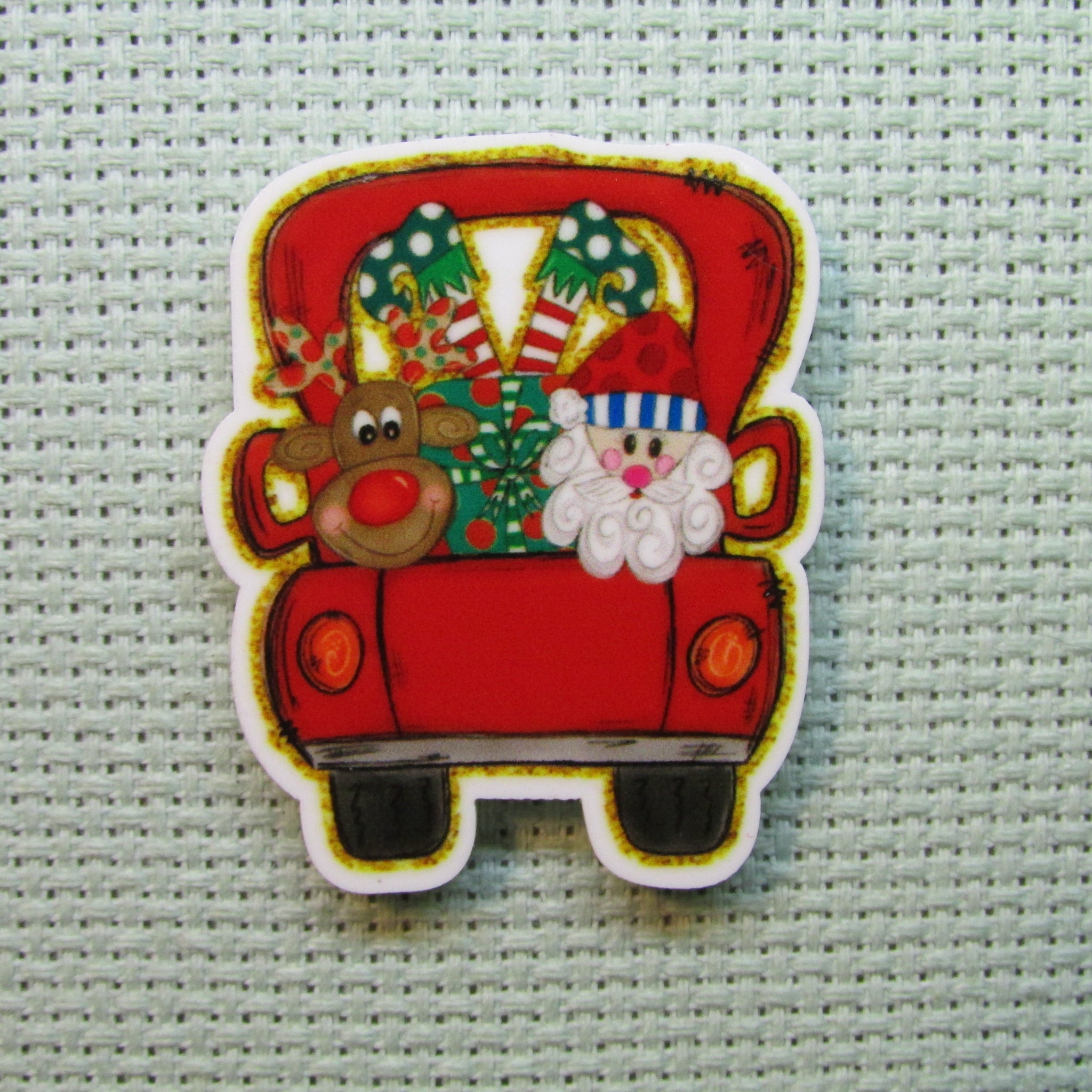 First view of the Fun Christmas Truck Needle Minder