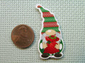 Second view of the Gift Giving Gnome Needle Minder