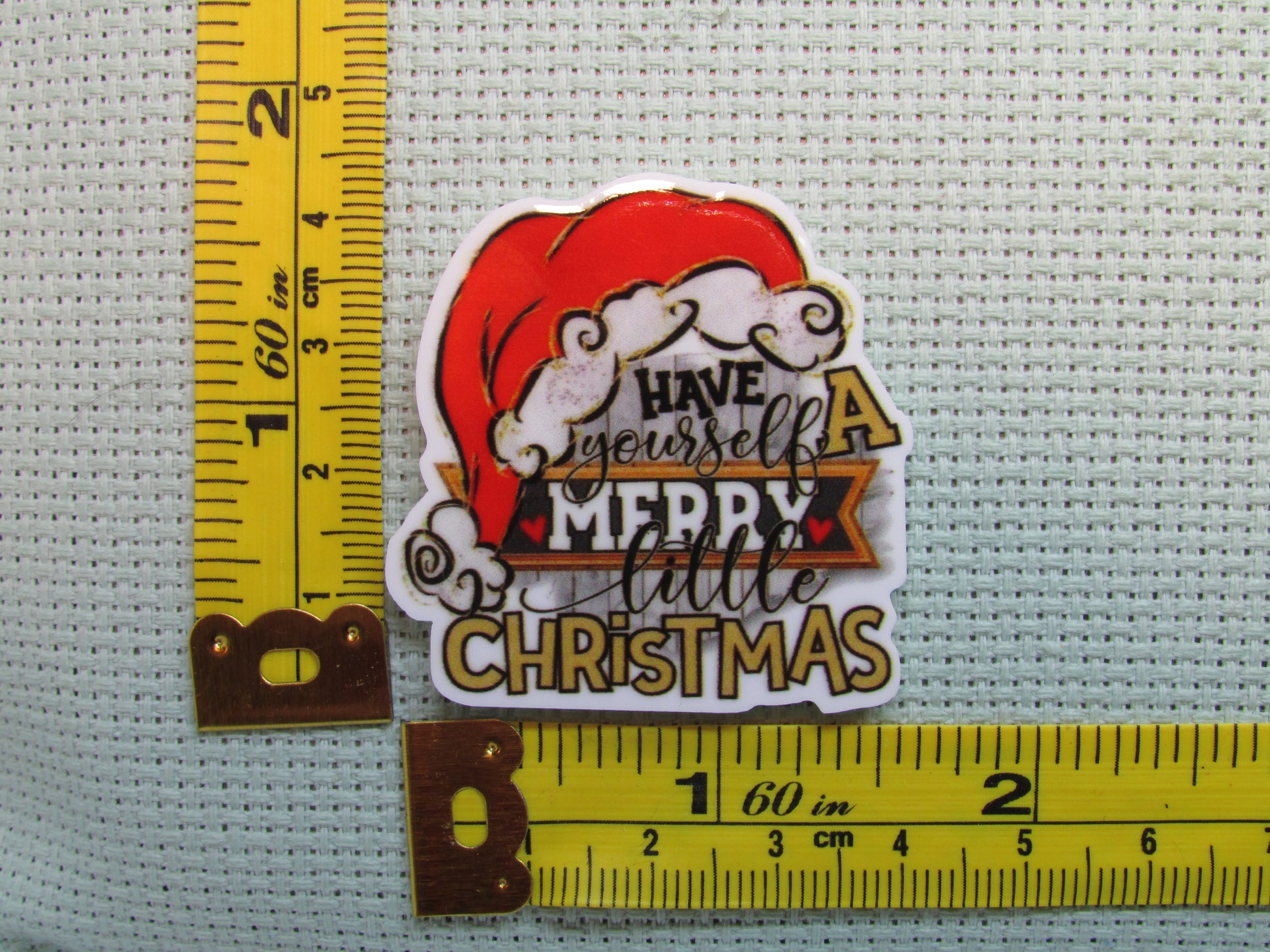 Third view of the Have Yourself A Merry Little Christmas Needle Minder