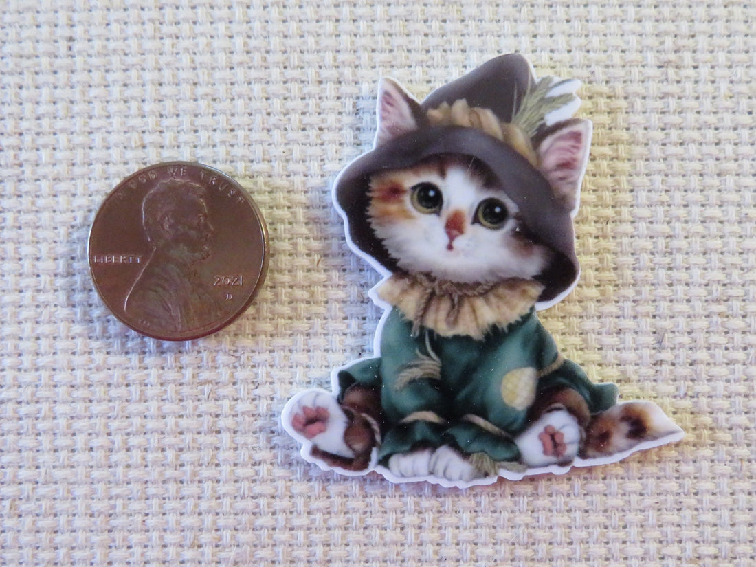 First view of Scarecrow Kitty Needle Minder.