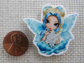 Second view of Snowflake Fairy Needle Minder.