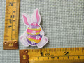 Second view of the Easter Egg Bunny Needle Minder