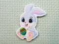 First view of the Cute Bunny Painting an Easter Egg Needle Minder