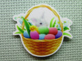 First view of the Easter Bunny Basket Needle Minder