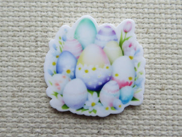 First view of Pastel Easter Eggs Needle Minder.