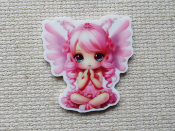 First view of Pretty Pink Fairy Needle Minder.