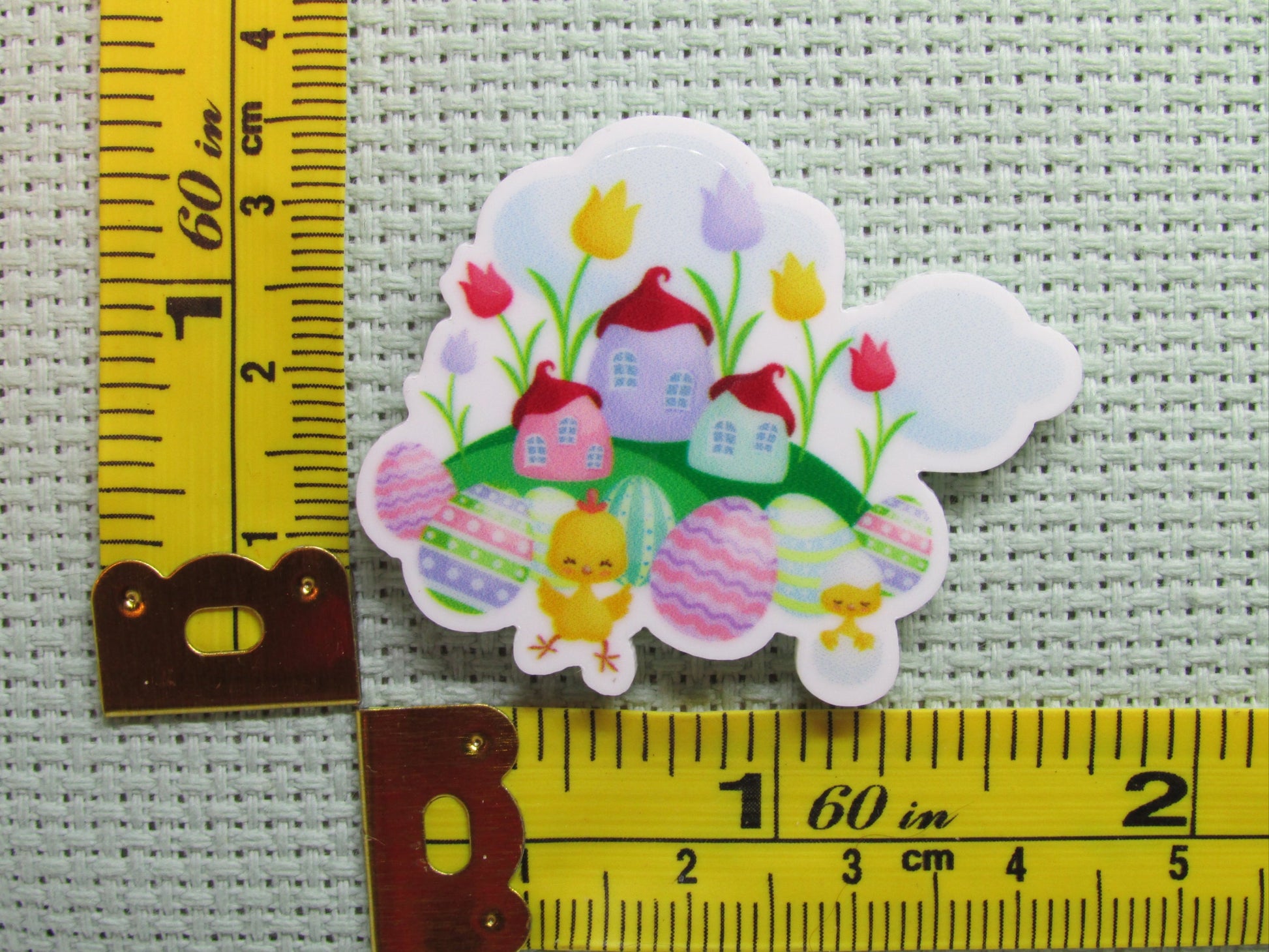 Third view of the Cute Little Springtime/Easter City Needle Minder