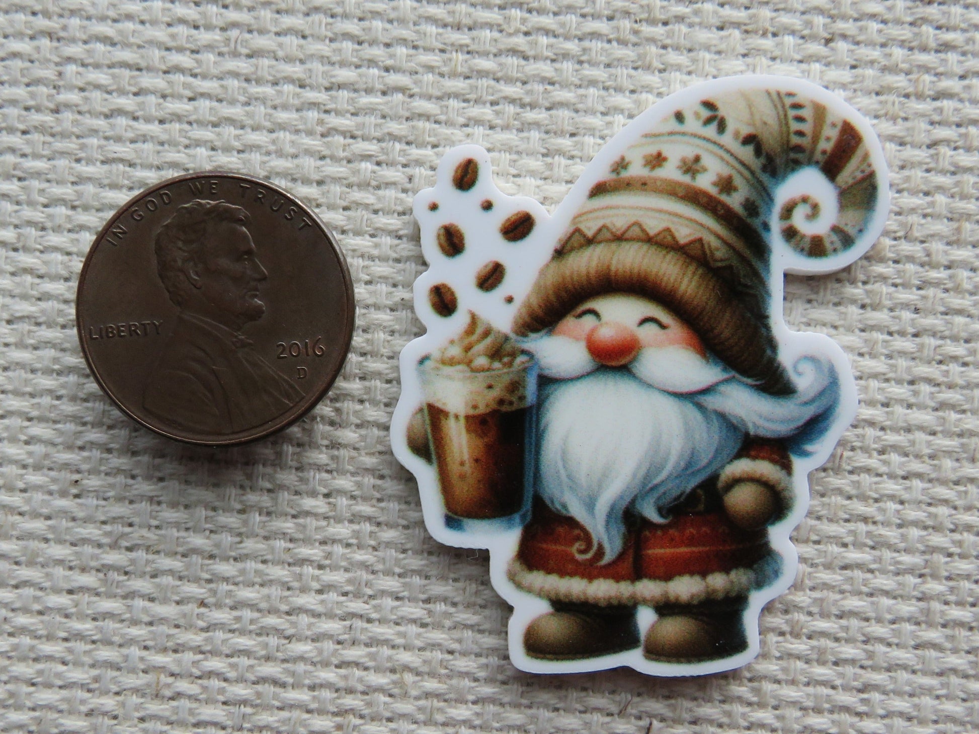 Second view of Yellow Rose Needle Minder.