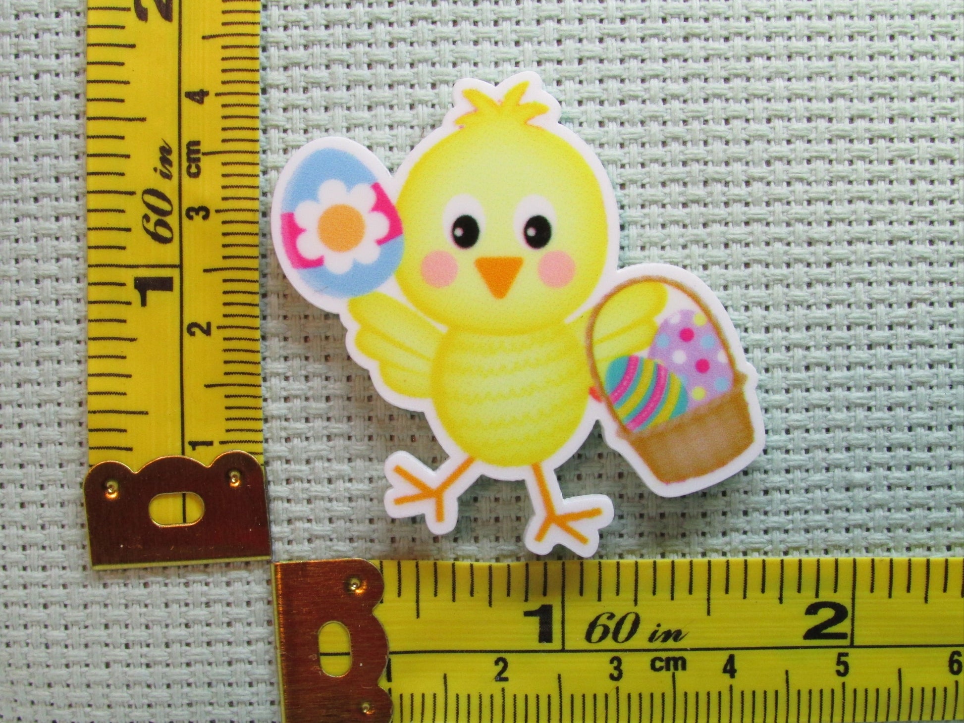Third view of the Cute Easter Chick Needle Minder