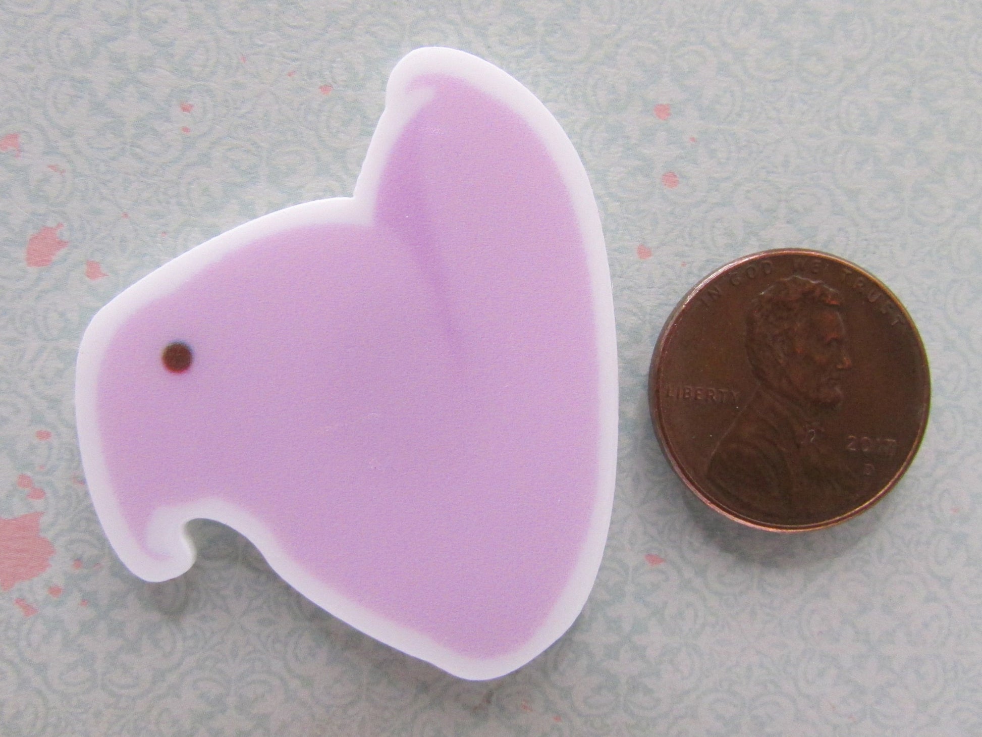 Second view of the Pink Marshmallow Chick Needle Minder