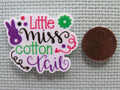 Second view of the Little Miss Cotton Tail Needle Minder