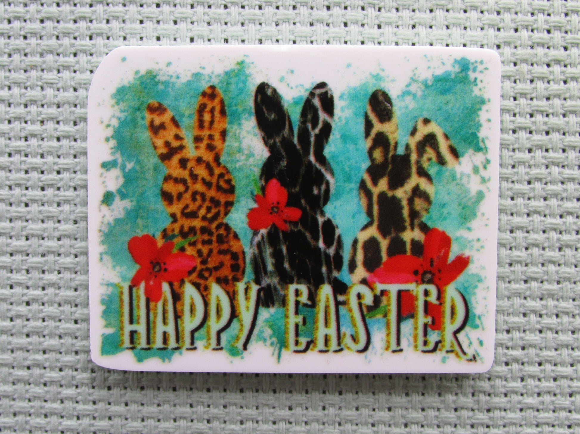 First view of the Happy Easter Bunnies Needle Minder