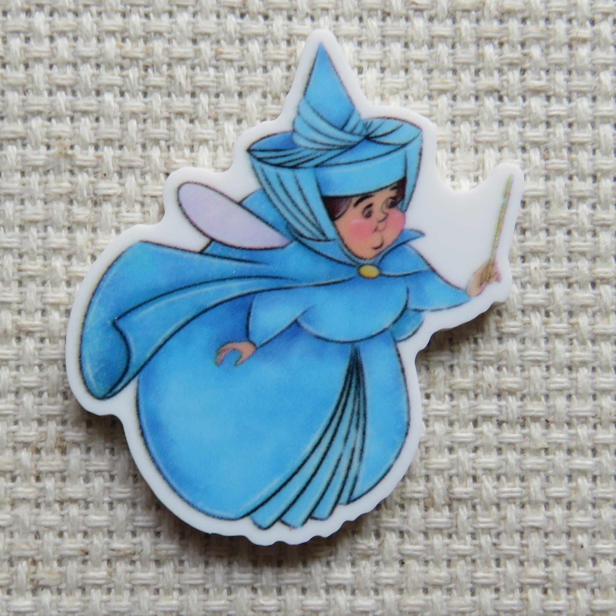 First view of blue fairy Needle Minder.