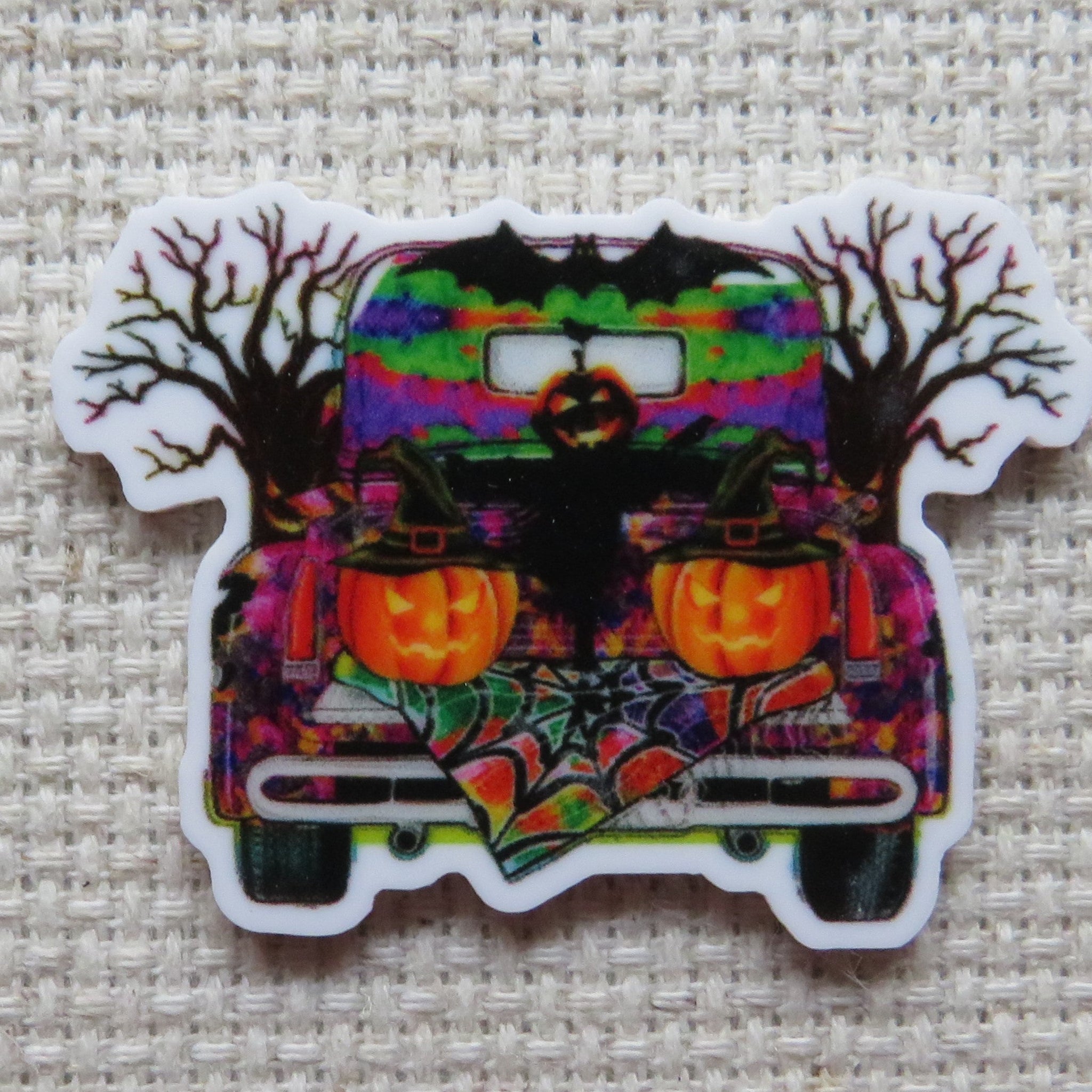 First view of Fun Halloween Truck Needle Minder.