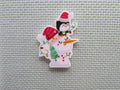 First view of the Snowman and Penguin Friends Needle Minder