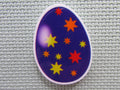First view of the Purple Decorated Easter Egg Needle Minder