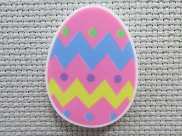 First view of the Pink Decorated Easter Egg Needle Minder