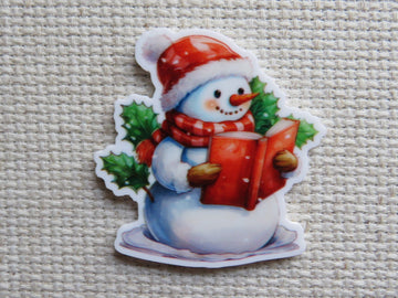 First view of Reading Snowman Needle Minder.
