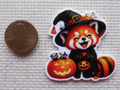 Second view of Red Panda Witchy Fun Needle Minder