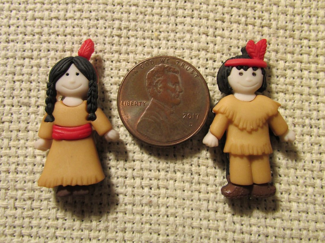 First view of the Boy or Girl Native American Needle Minder
