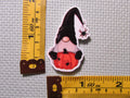 Third view of the Pumpkin and Spider Gnome Needle Minder