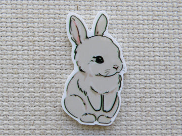 First view of Little Gray Bunny Needle Minder.