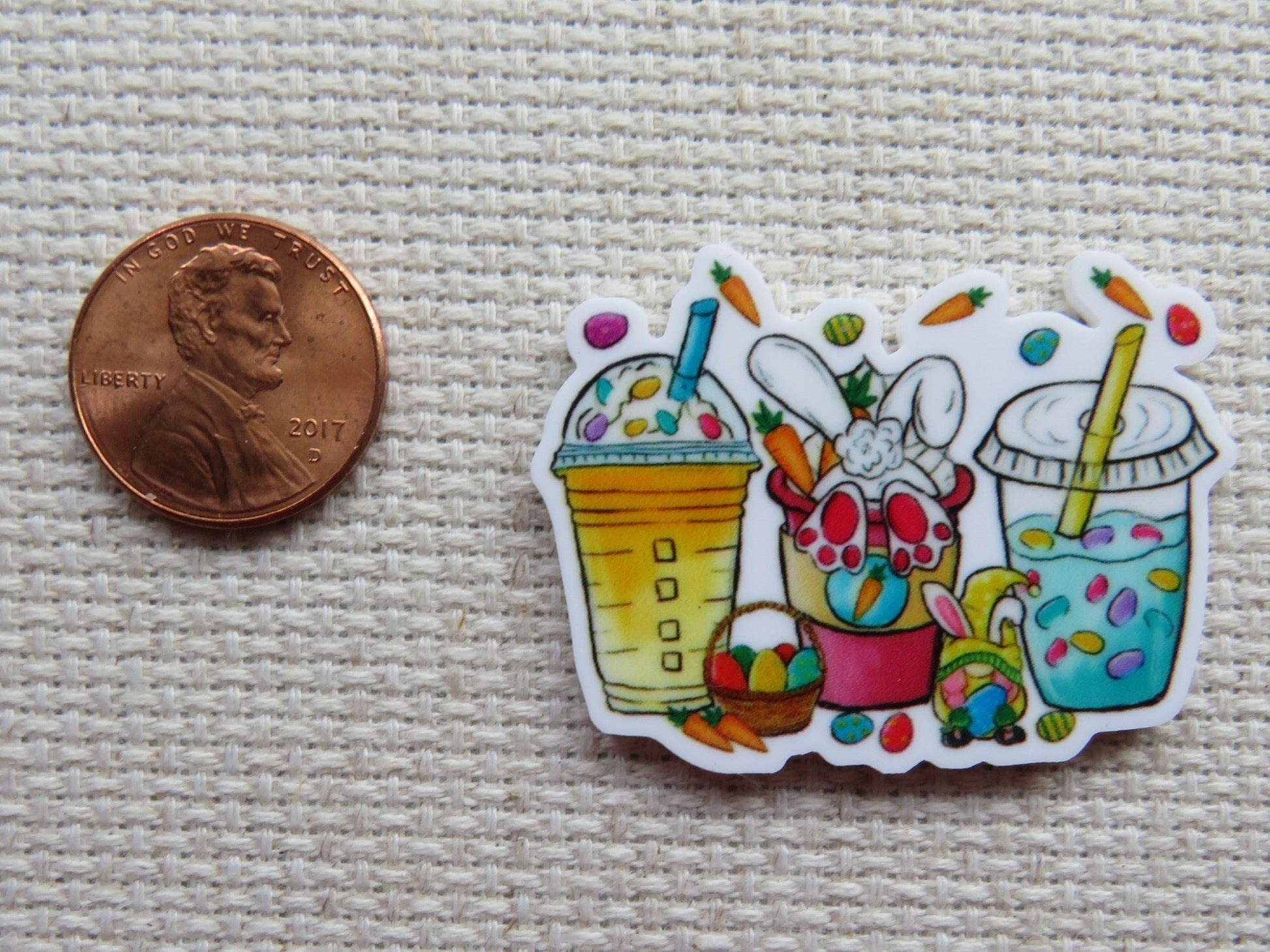 Second view of Easter Drinks Needle Minder.