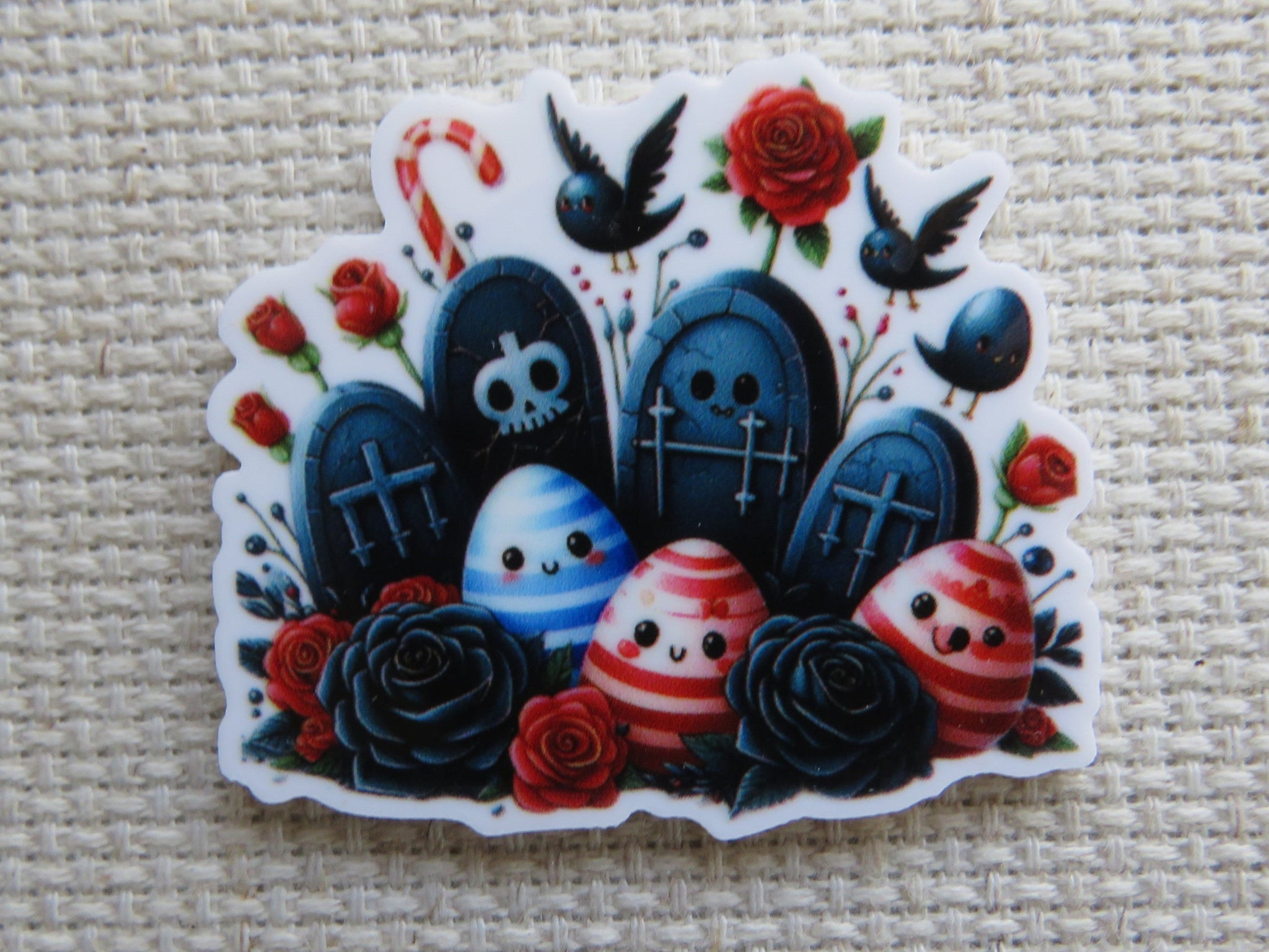 First view of Graveyard Easter Eggs minder.