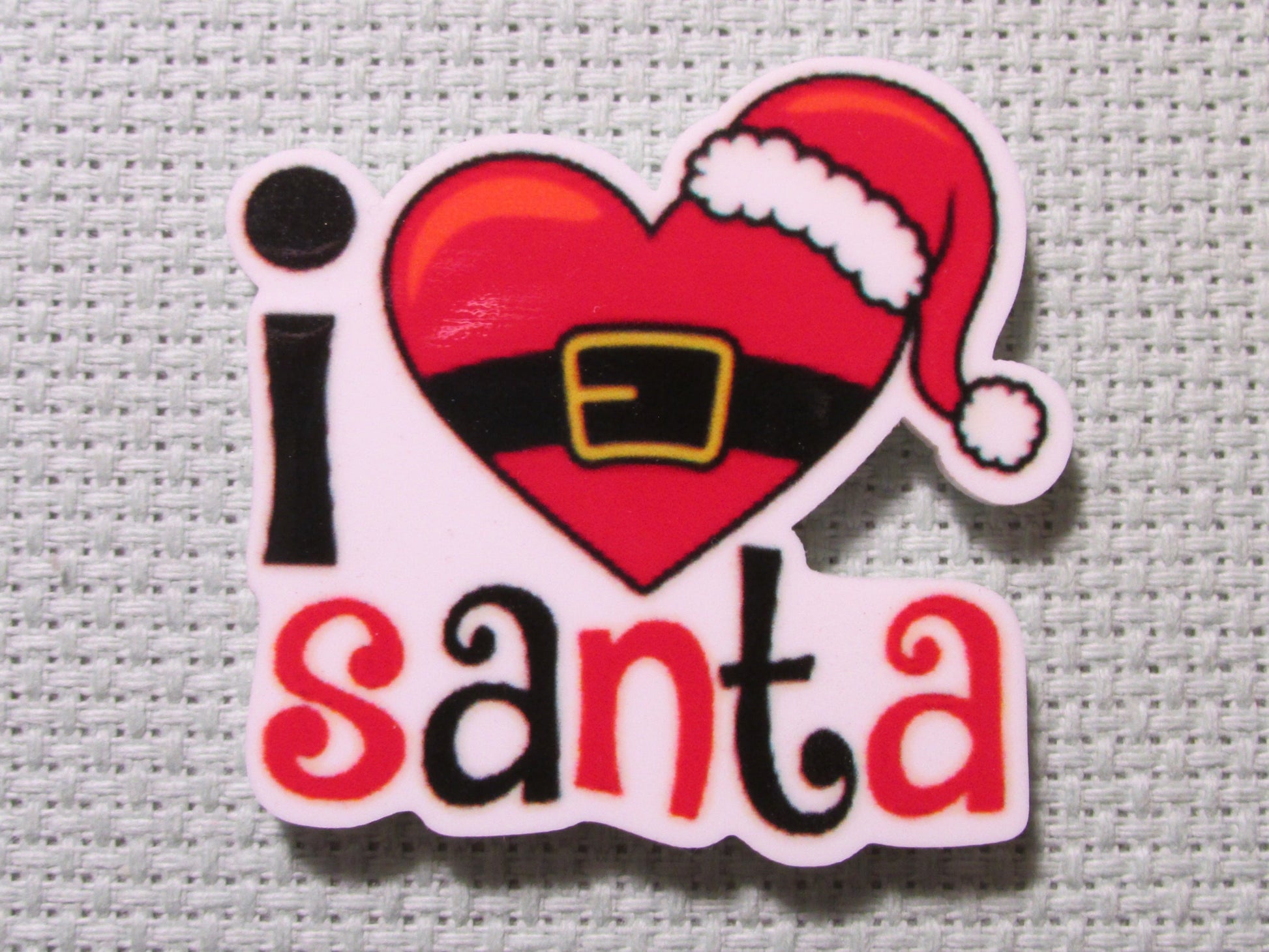 First view of the I Love Santa Needle Minder