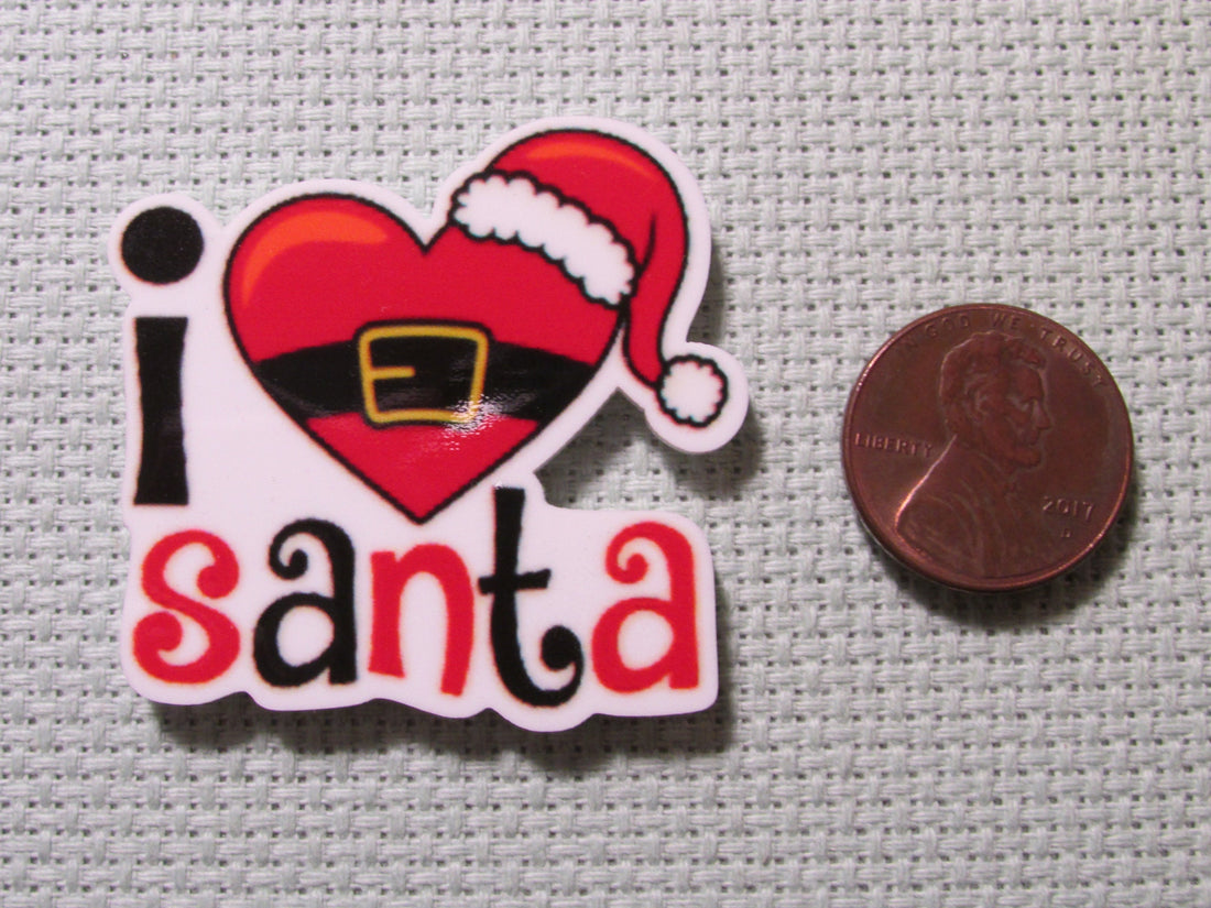 First view of the I Love Santa Needle Minder