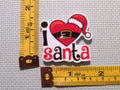 Third view of the I Love Santa Needle Minder