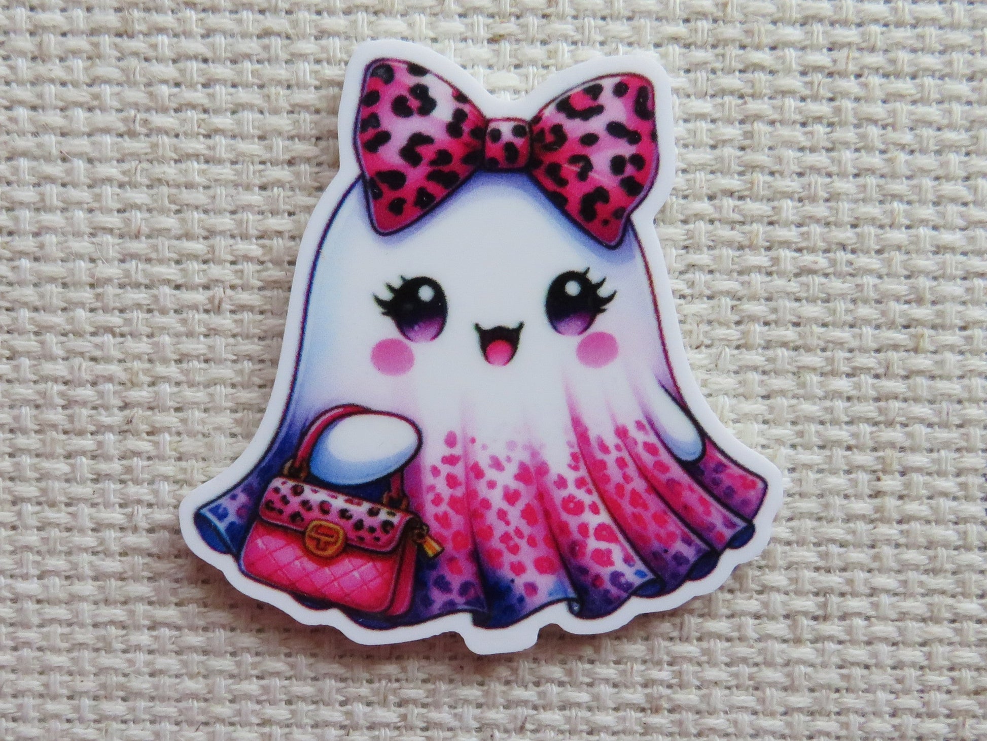 First view of Pink Ghost Needle Minder.